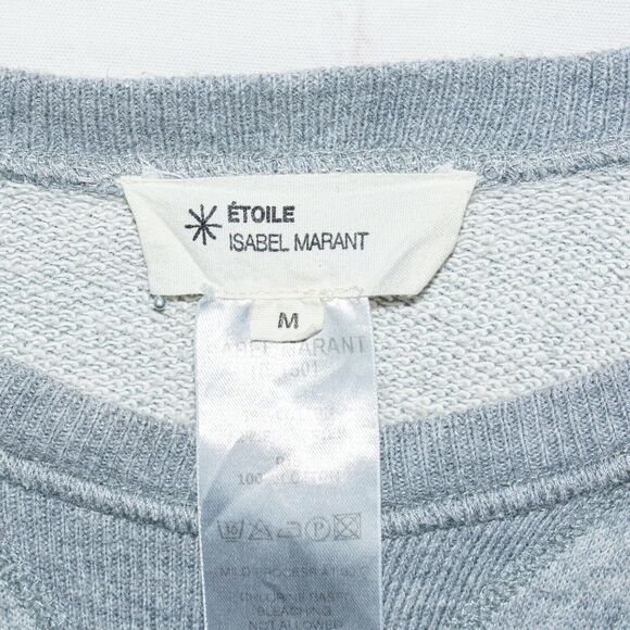 ISABEL MARANT Etoile Sweatshirt Dress Gray French Terry size Medium - Picture 2 of 9
